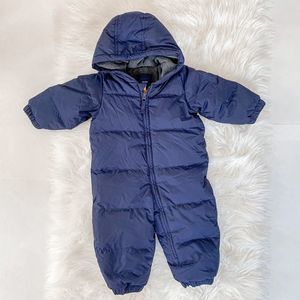 Baby Gap Baby Boy Snowsuit Blue 12-18 Months